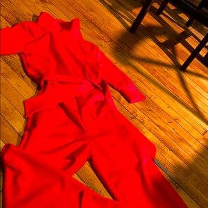 Red jumpsuit